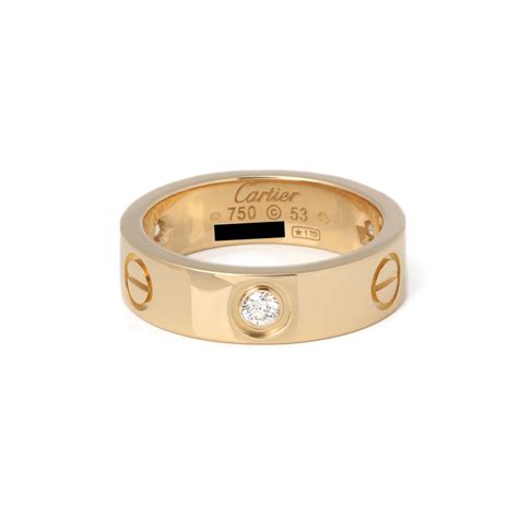 used cartier love rings